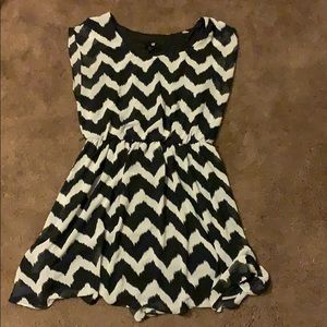 Black and white dress